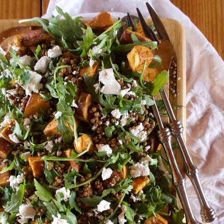 Sweet Potato and Lentil Salad