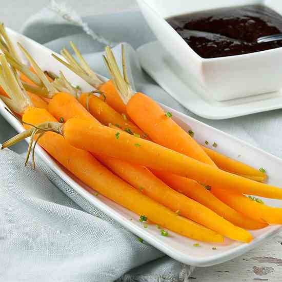 Steamed carrots