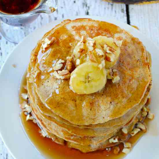 Banana Oat Pancakes