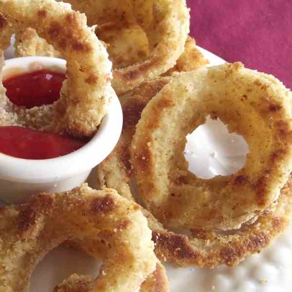 Crunchy Baked Onion Rings