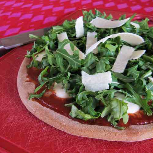 Truffled Gluten Free Pizza with Arugula