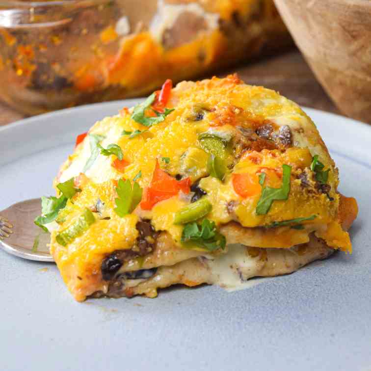 Creamy Burrito Casserole