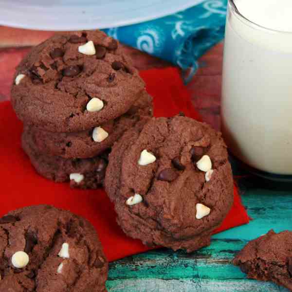 Double Chocolate Chip Cookies