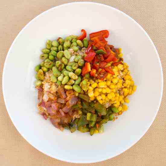 15 min Veggie Burrito Bowl