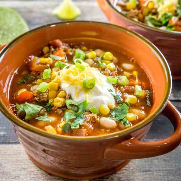 Southwestern White Bean Chili