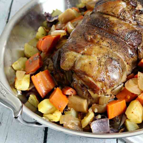 Slow Cooked Leg of Lamb