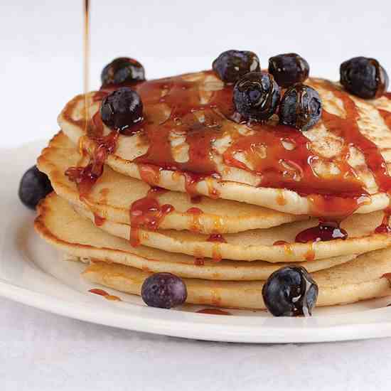 Blueberry pancakes