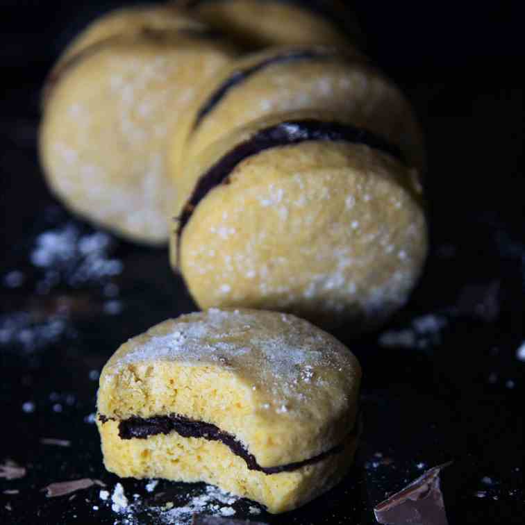 Shortbread Sandwich Cookies