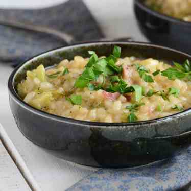 Broccoli-Cheddar Risotto