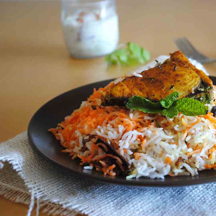 Bengali Fish Biryani