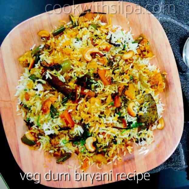 Veg dum biryani recipe