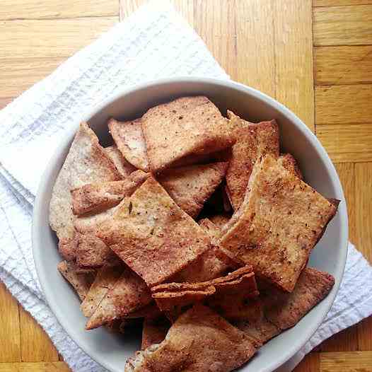 Chili Spiced Pita Chips