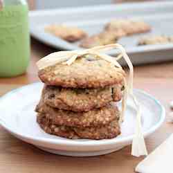 Oatmeal Cranberry and Raisin Cookies