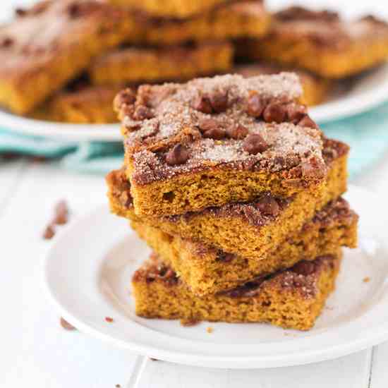 Pumpkin Snickerdoodle Snack Cake