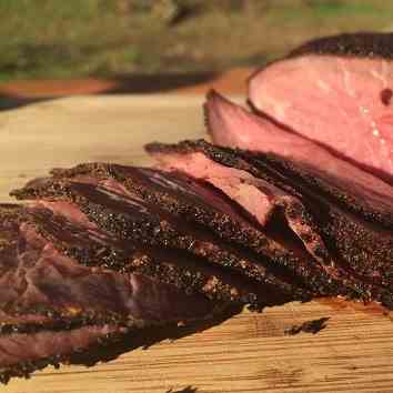 Smoked Tri Tip with Coffee Dry Rub