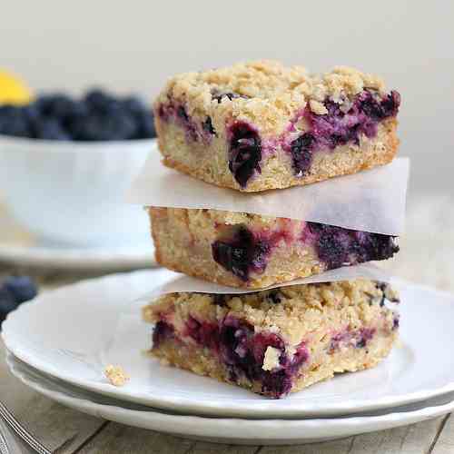 Blueberry-Streusel Bars