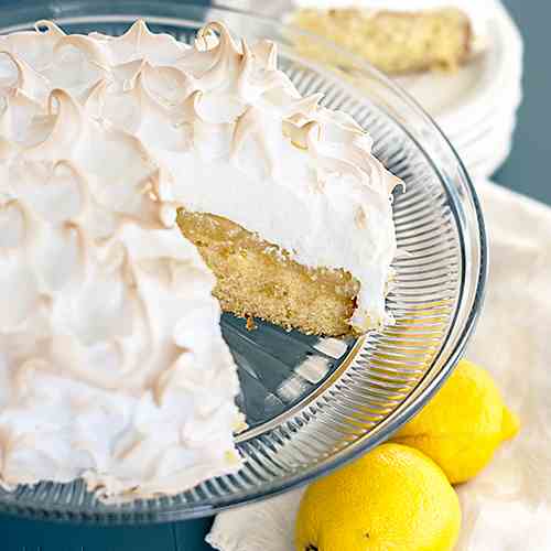 Lemon Meringue Cake