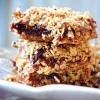 Cherry Oat Bars  - Gluten-Free