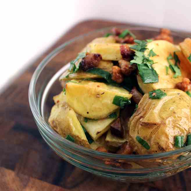 Yukon Gold Potato Salad with Bacon