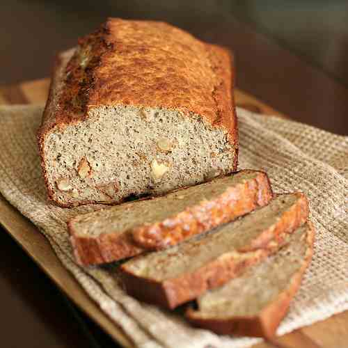 More Power Walnut, Carob and Banana Bread