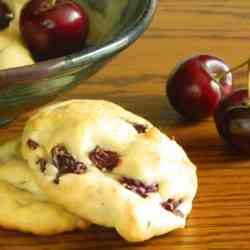 Sour Cream & Cherry Cookies
