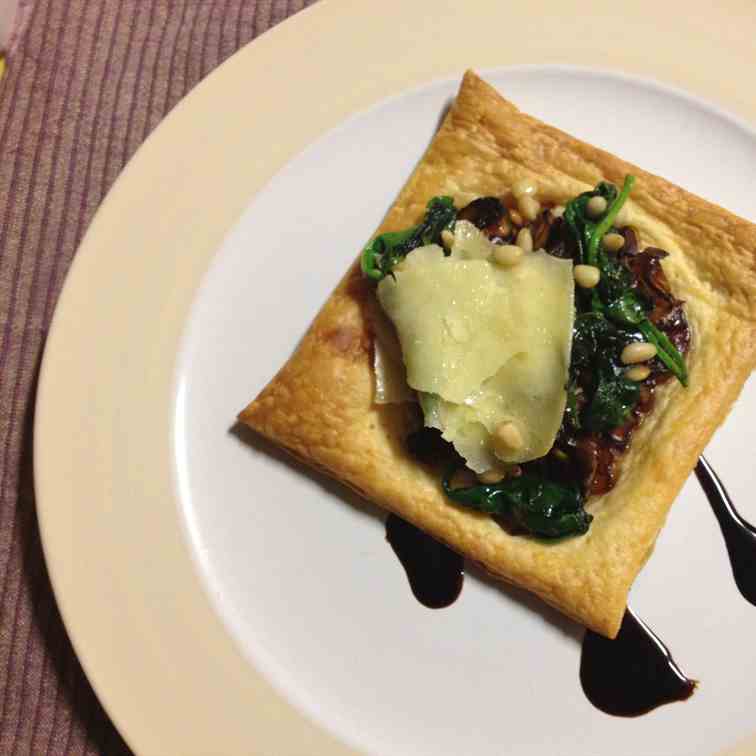 Leek and Mushroom Tarts