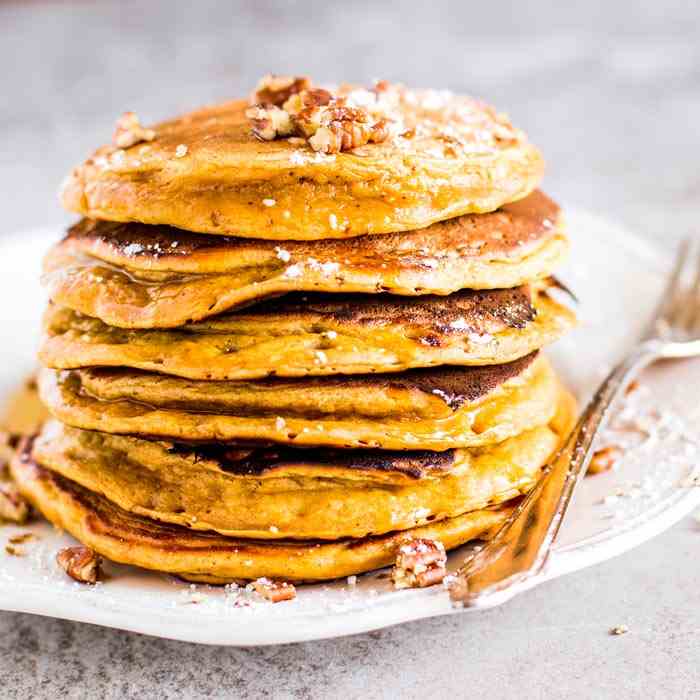 Fluffy Pumpkin Pancakes