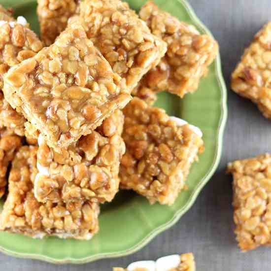 Peanut Butter Rice Krispie Bars