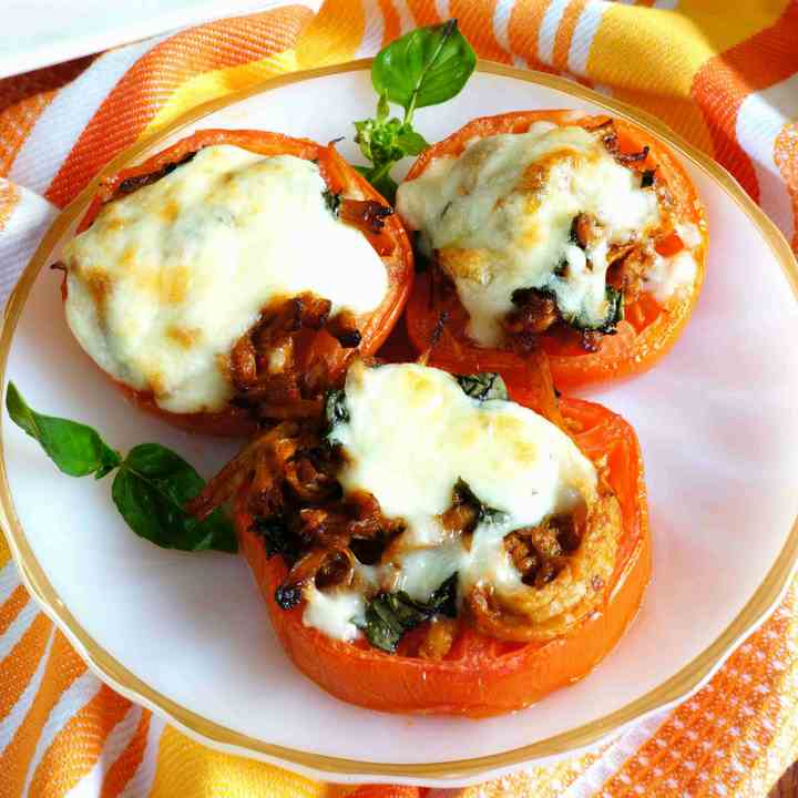 Pulled Pork Tomato Melt