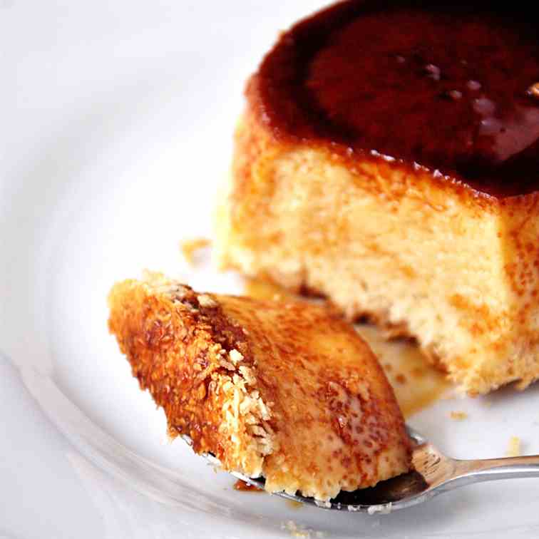 coconut flan