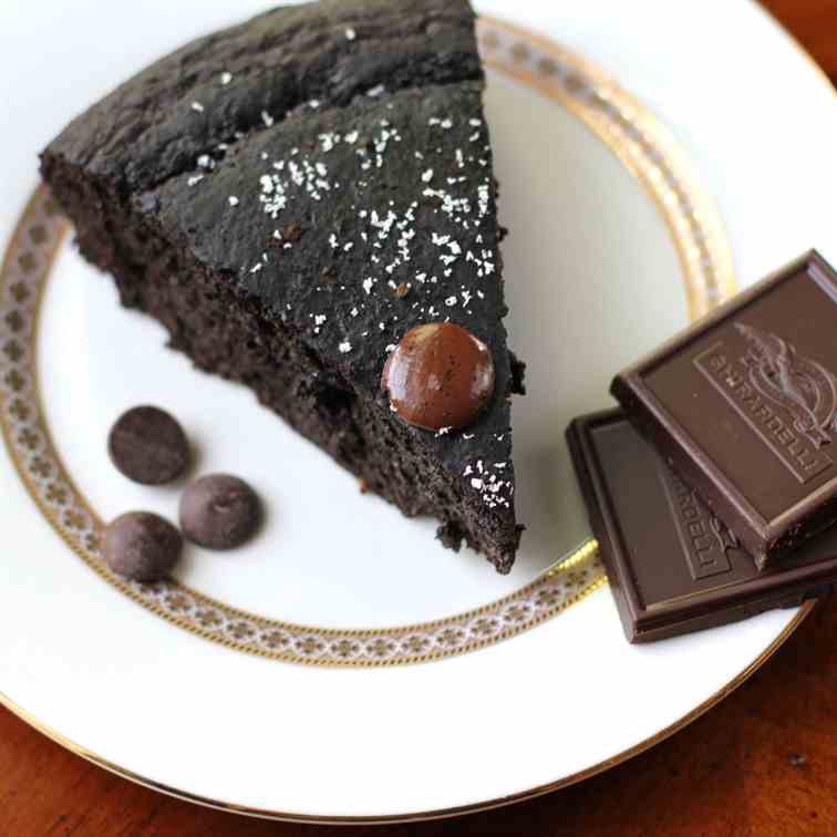 Dark Chocolate Coconut Cake