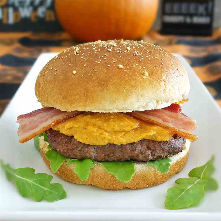 Pumpkin Spice Burger