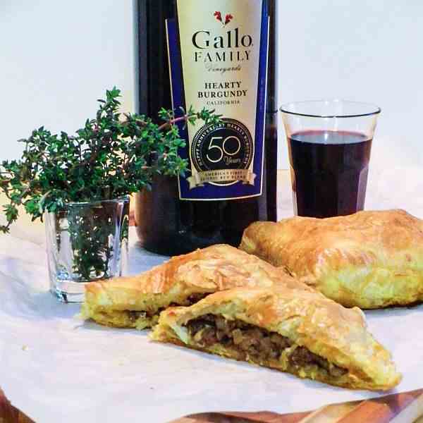 Beef Burgundy in Puff Pastry
