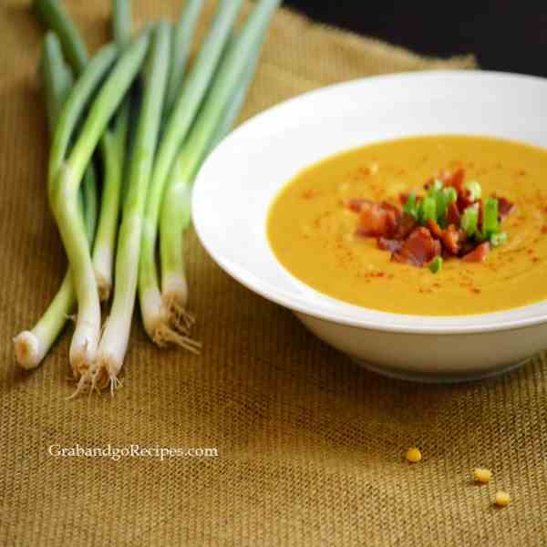 Slow Cooker Creamy Split Pea Soup