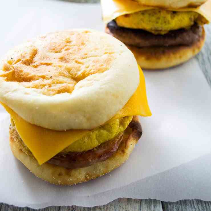 Make Ahead Freezer Breakfast Sandwich