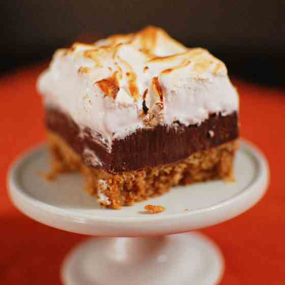 S’mores Fudge Bars