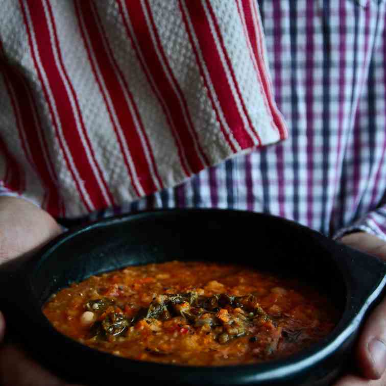 Ribollita Tuscan Soup Stew 