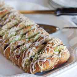 Citrus Cranberry Cream Cheese Danish Braid