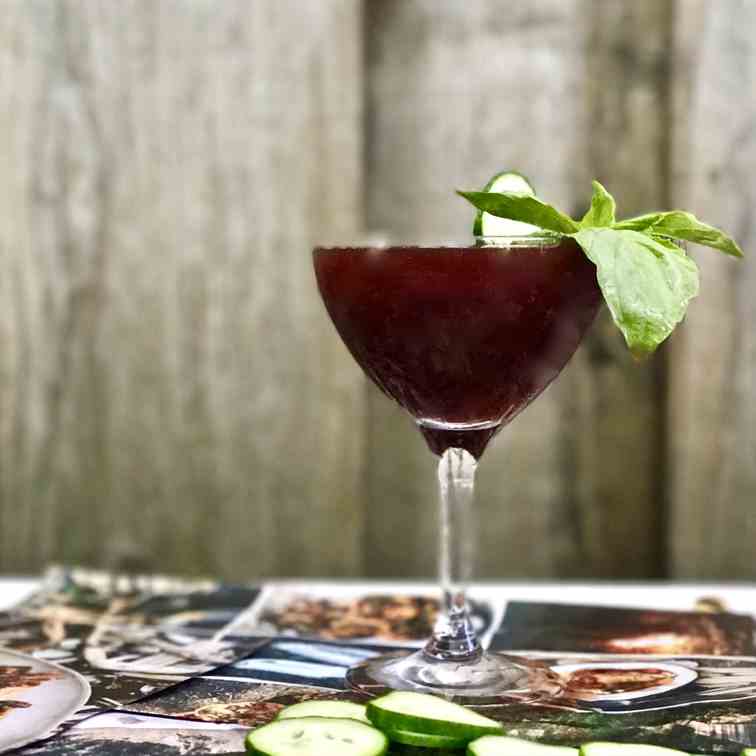 Lillet-Basil Cocktail 
