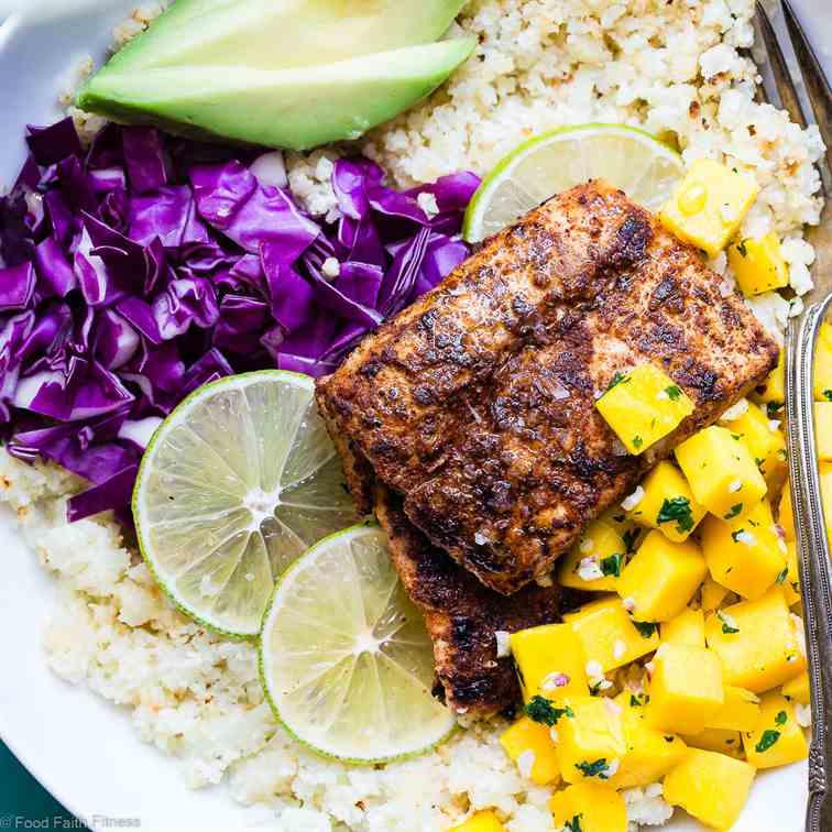 Low Carb Fish Taco Bowls