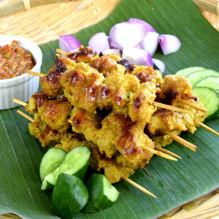 Malaysian chicken satay