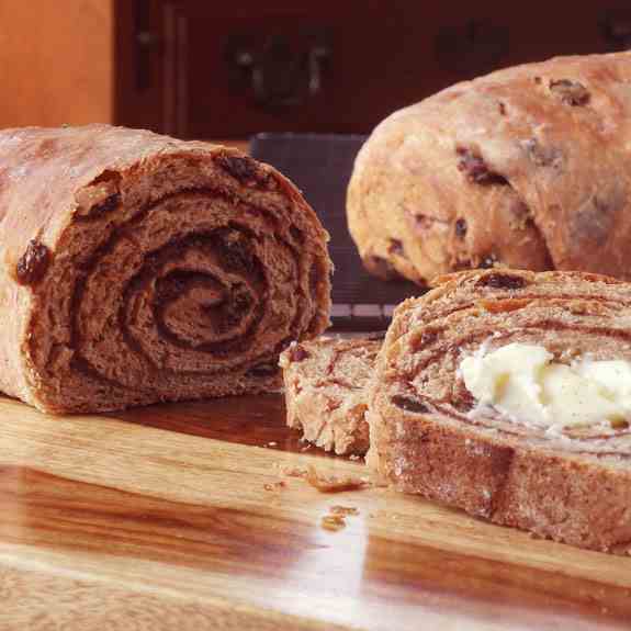 Cinnamon-Raisin Swirl Bread