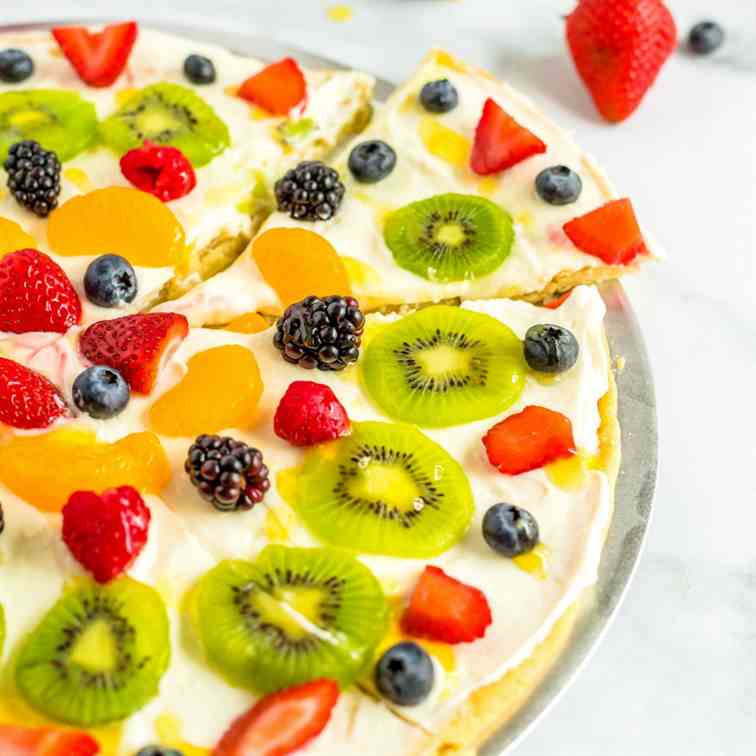 Fruit Pizza with Citrus Glaze