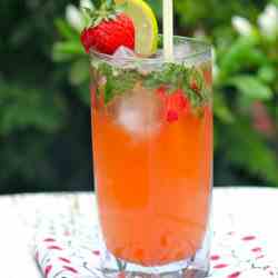 Summer-ish Strawberry Mojitos