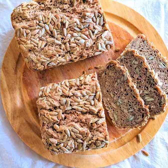 seeded rye sourdough