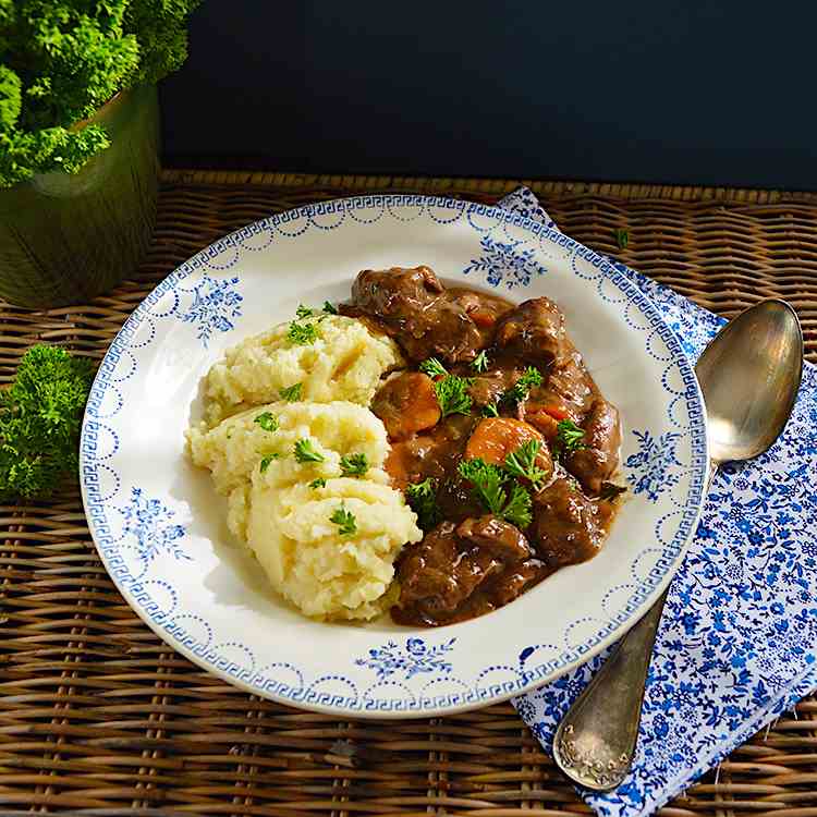 Beef Stew - Celeriac Pure