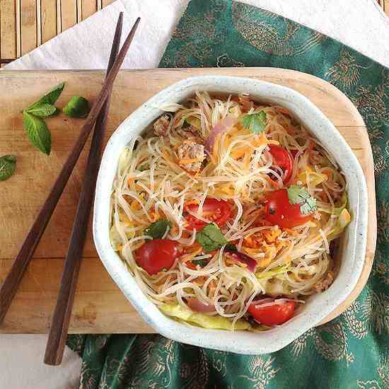 Spicy Thai Noodle Salad