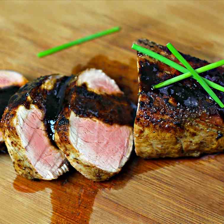 Coffee Rubbed Pork Tenderloin Espresso Sau