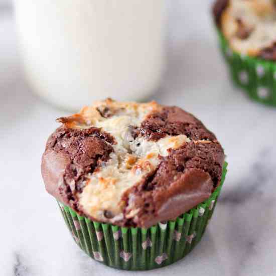 Cream Cheese Brownie Cupcakes