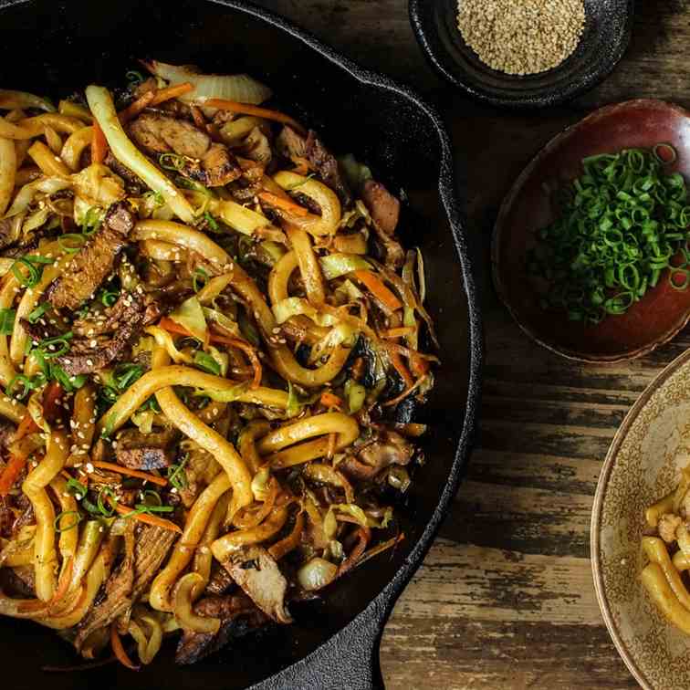 Maple Curry Yaki Udon